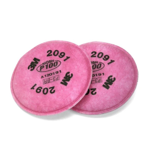 ماسک تنفسی 3M P100 مدل 2091