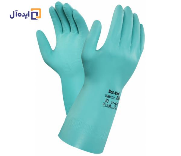 37676_SET.jpg دستکش ایمنی Ansell مدل Sol-Vex 37-695 - تصویر 1